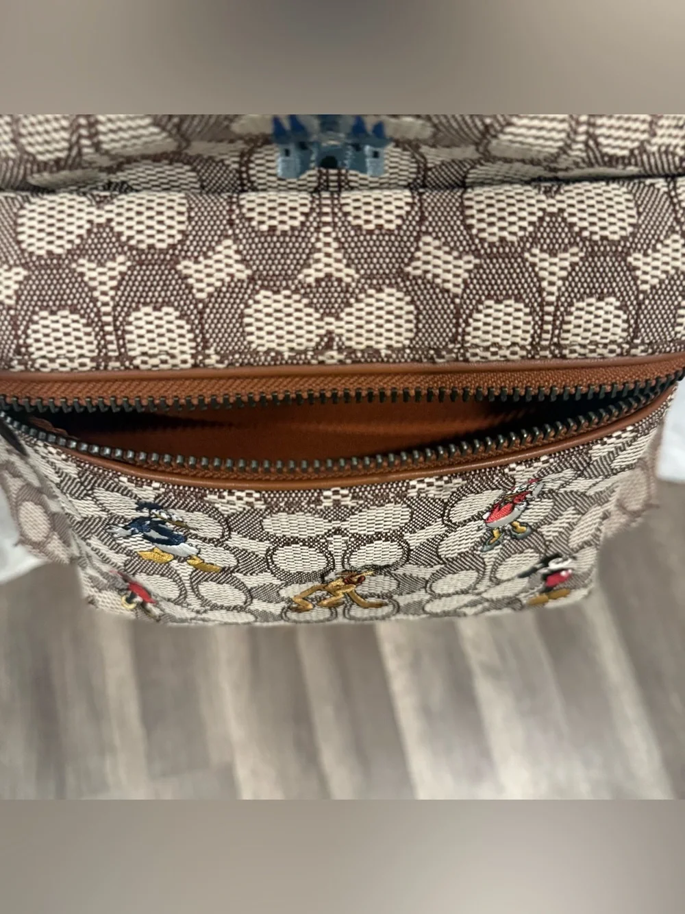 Coach X Disney Mickey & Friends Charter Backpack WDW 50th Anniversary